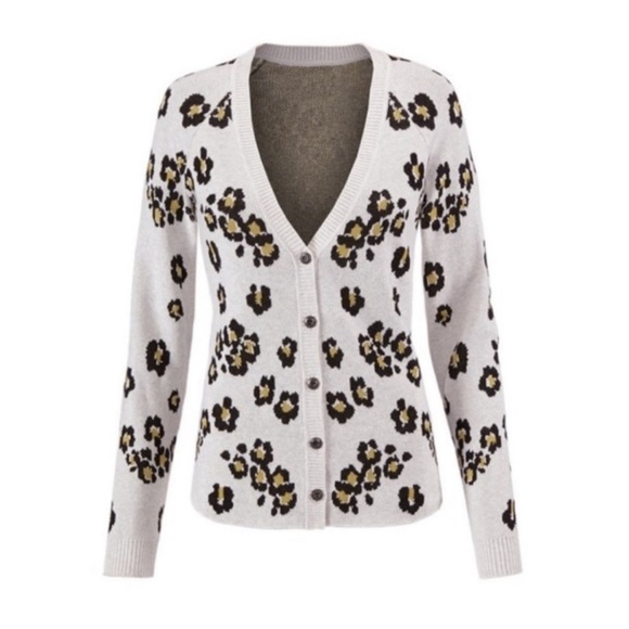 CAbi Kiki Leopard Print Cardigan 5277 Size Small - Picture 2 of 6